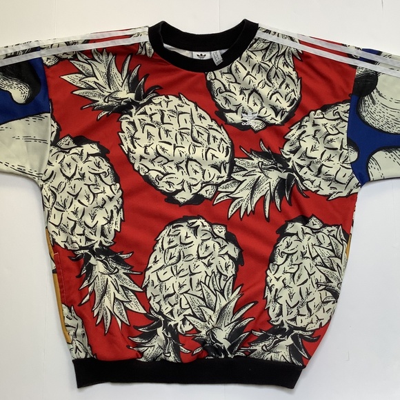 Adidas Farm Rio Red Pineapple Sweatshirt & Leggings Set Bundle Small S - Picture 3 of 15